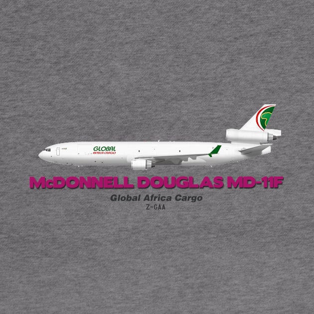 McDonnell Douglas MD-11F - Global Africa Cargo by TheArtofFlying